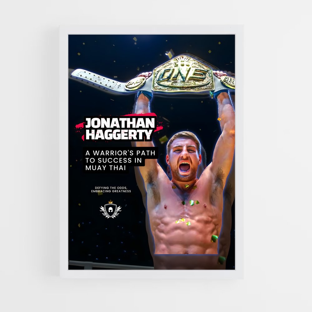 Poster Le Champion Entraîné – affiche MMA (vue 3)